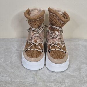 Ash Winter Knit Boots "Move" 37/7 NWOB